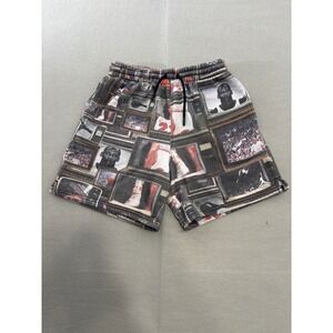 Jordan Boys Grey Michael Jordan TV Print Fleece Shorts Medium 10-12 FD90-023